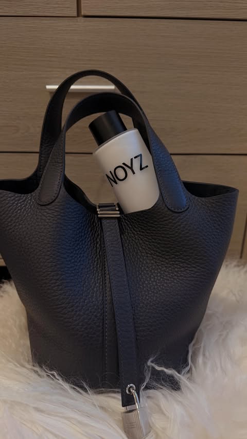 Instagram post by @chbickley for NOYZ. Caption reads: [...] up to 12 hours of wear. Now available at....