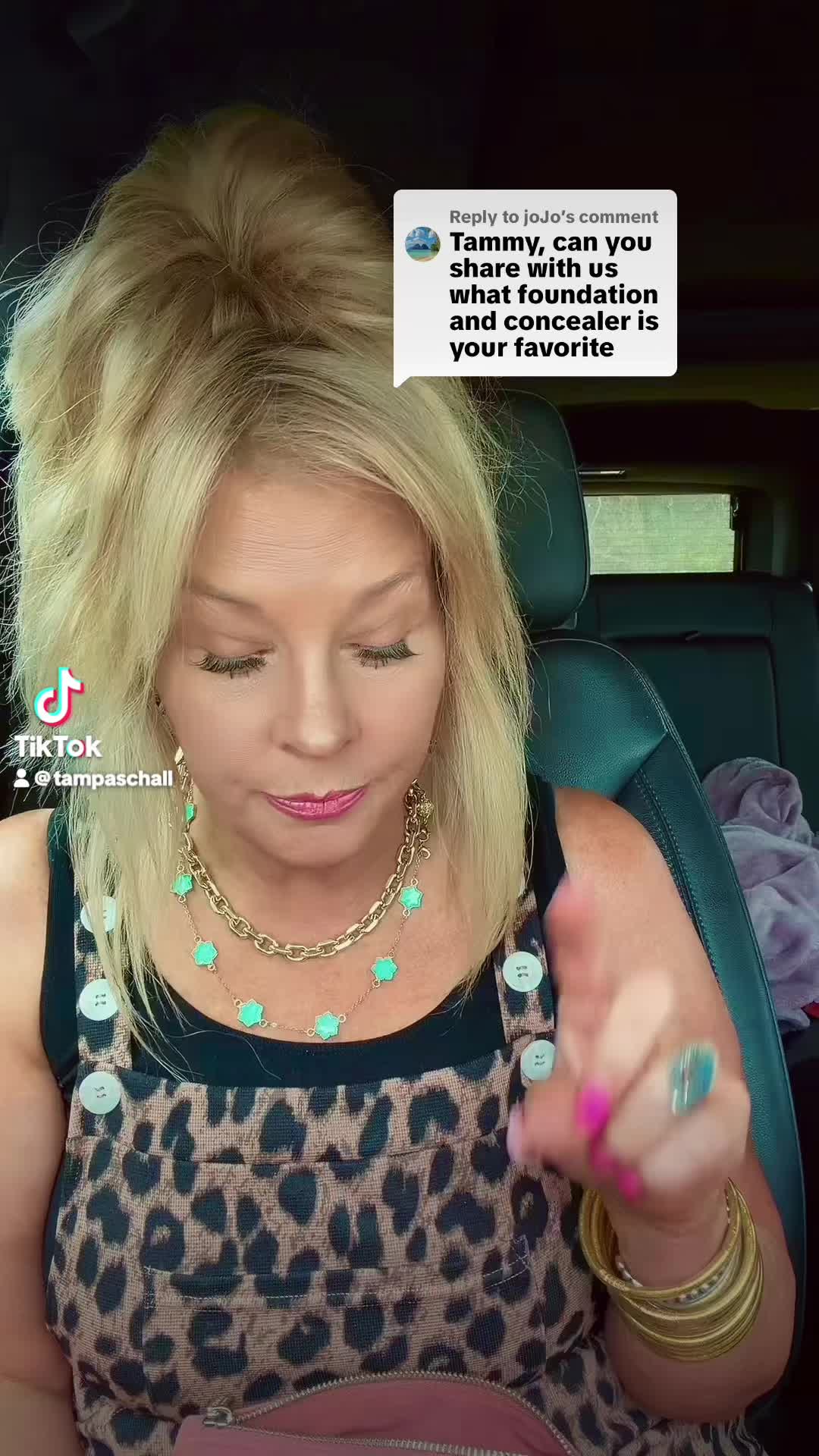 TikTok post by @tampaschall for Doll 10 Beauty. Caption reads: #creatorsearchinsights @Doll 10 Beauty #favorite....