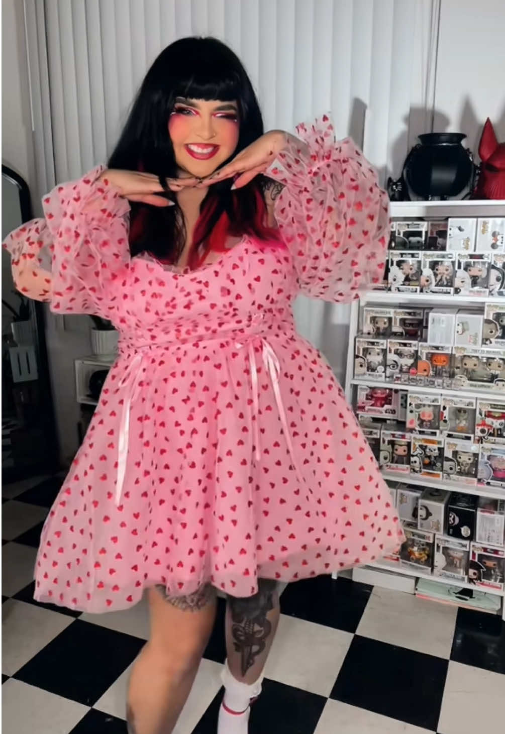 TikTok post by @misssmaddy_ for Dolls Kill. Caption reads: Can you believe this dress is less than $30 now....