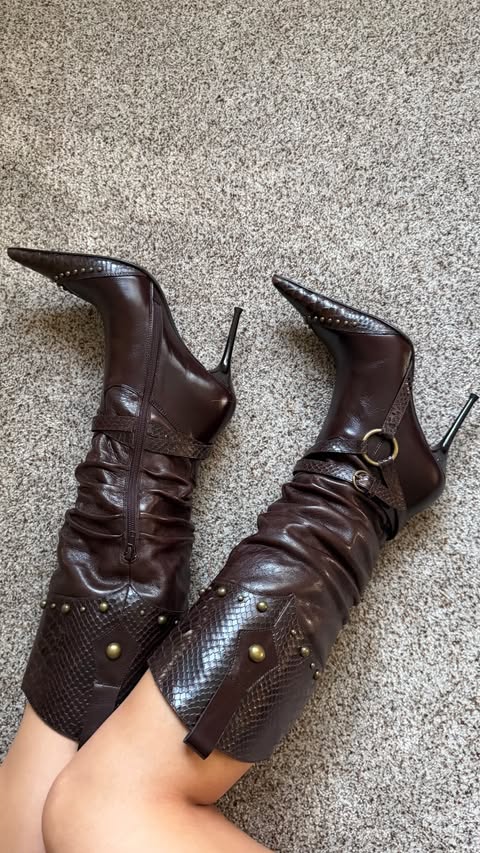 Instagram post by @charliandrea for Jeffrey Campbell Shoes