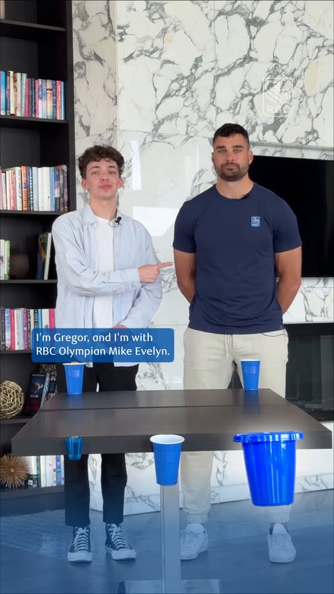 Instagram post by @rbctrainingground for RBC. Caption reads: #Sponsored @gregorreynolds chats with #RBCOlympian....