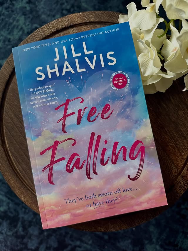 Instagram post by @annaisalwaysreading for Casablanca Books. Caption reads: Free Falling by Jill Shalvis Pub. Date: February....