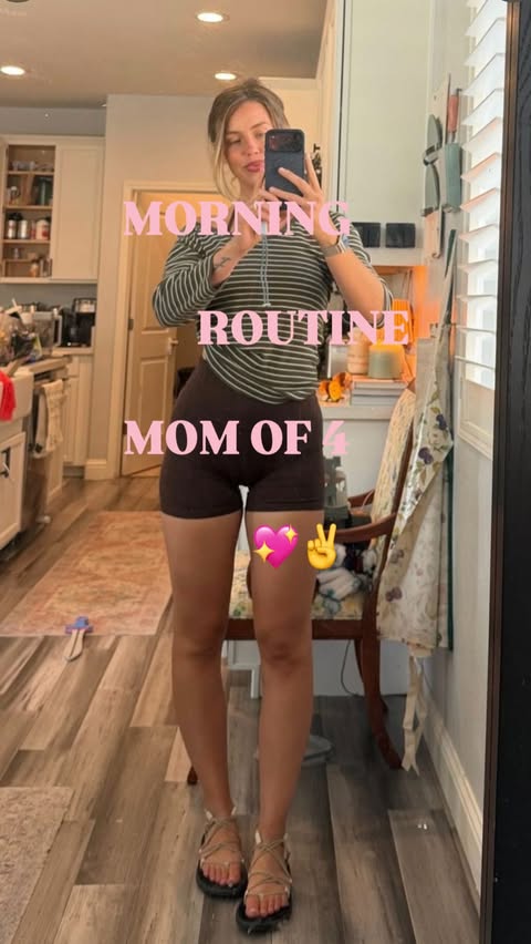 Instagram post by @brittanyogus for Momcozy. Caption reads: [...] changing basket downstairs, etc. @momcozy....