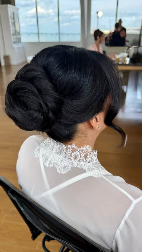 Instagram post by @alexandralee1016 for Bio Ionic. Caption reads: [...] & elegant for this Bride 🤍 . . . Used....