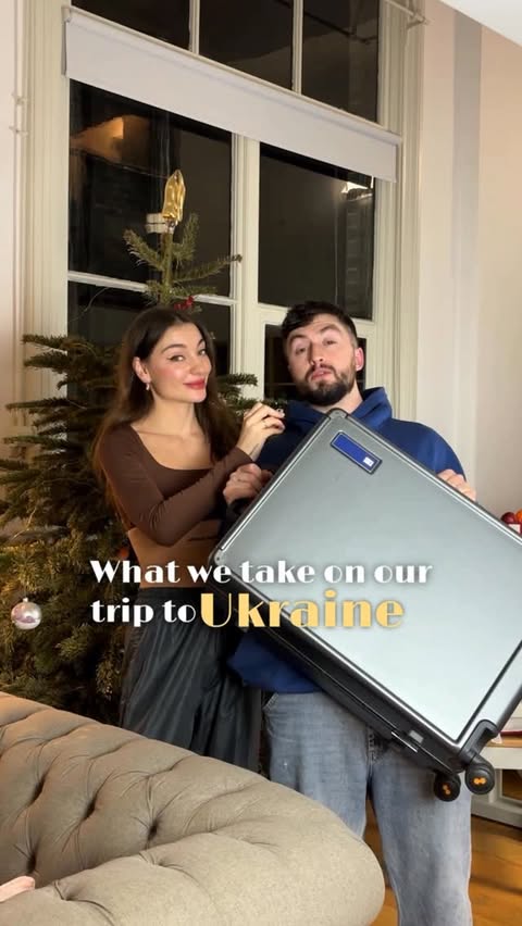 Instagram post by @vlada___demchenko for LEVEL8. Caption reads: [...] Ukraine with jokes, slippers, and our....