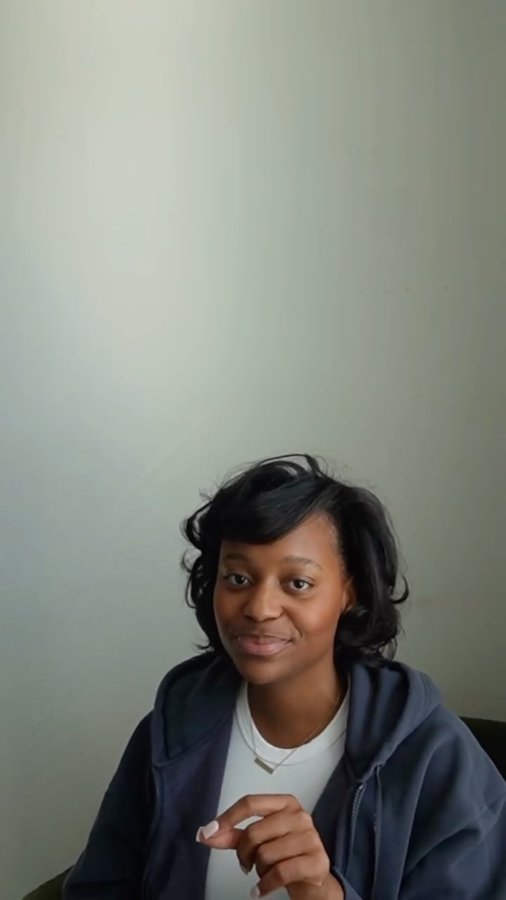 Instagram post by @stehfuhnee_ for H&R Block. Caption reads: [...] extra this tax season using....