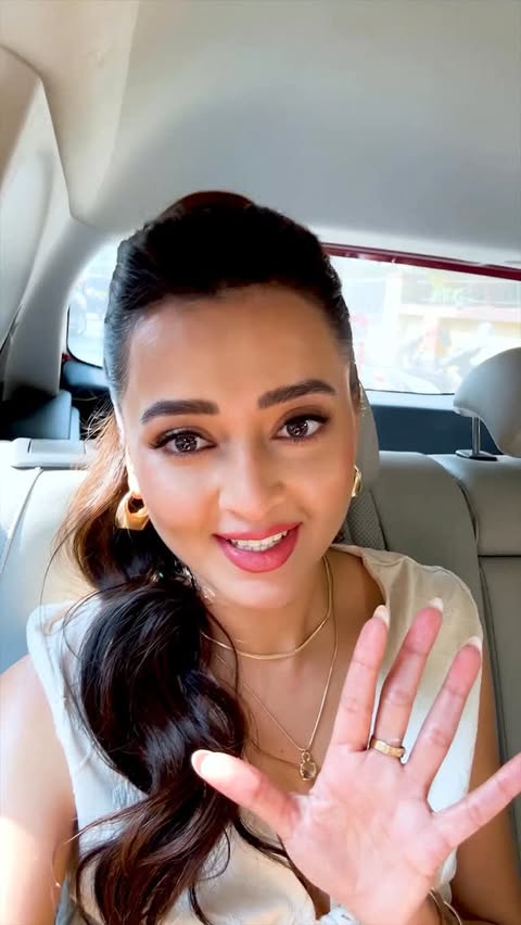 Instagram post by @tejasswiprakash for mCaffeine. Caption reads: @mcaffeineofficial passed all my tests [...].