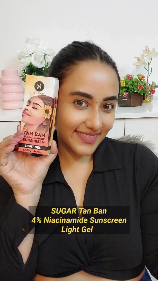 Instagram post by @shilparaidas for SUGAR Cosmetics. Caption reads: #Ad @trysugar Sticky sunscreens? Big NO.
I’m not....