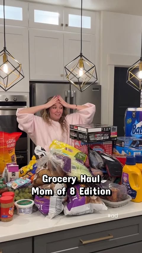 Instagram post by @livjowen for Grubhub. Caption reads: [...] — you can order groceries through @grubhub....