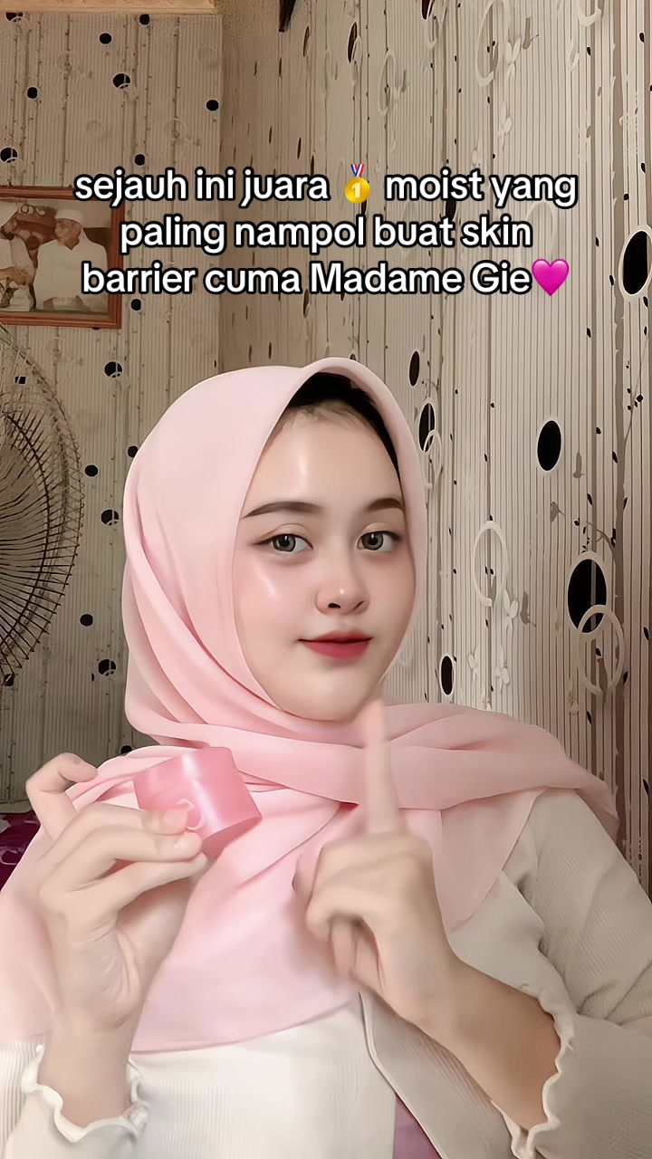 TikTok post by @rhalea for Madame Gie Cosmetics. Caption reads: @Madame Gie Cosmetics #affiliatemarketing [...].