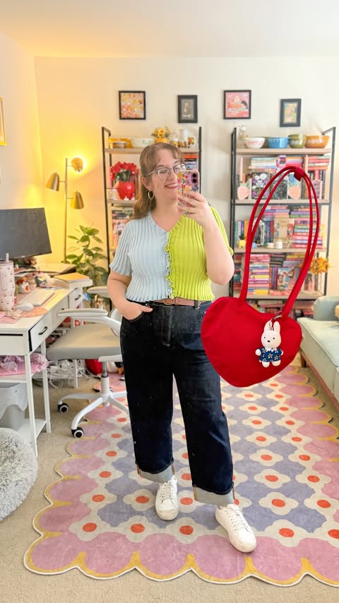 Instagram post by @room334 for BAGGU. Caption reads: [...] shared this on the clock app, but this....