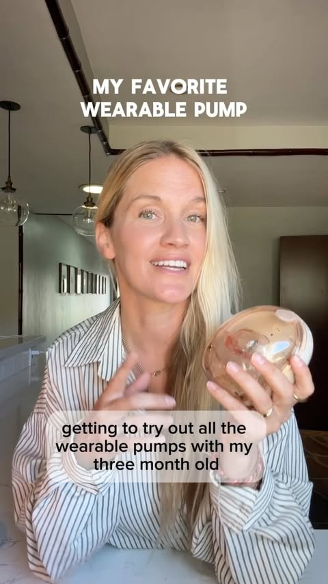 Instagram post by @shellyjacobs_ibclc for eufy Baby. Caption reads: [...] actually make pumping easier 🤍 The....