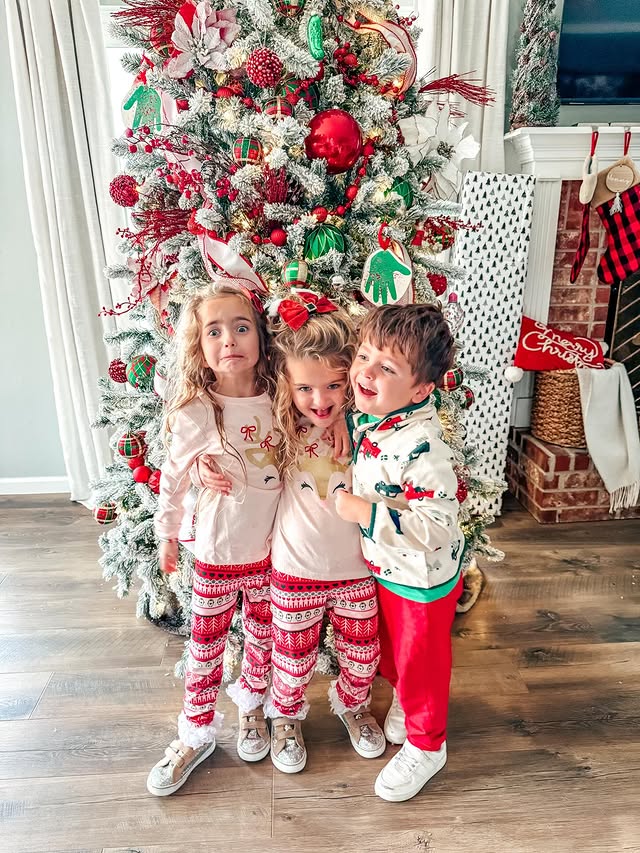 Instagram post by @doubleshotofbabies for King of Christmas. Caption reads: If I could freeze one season, it would always be....