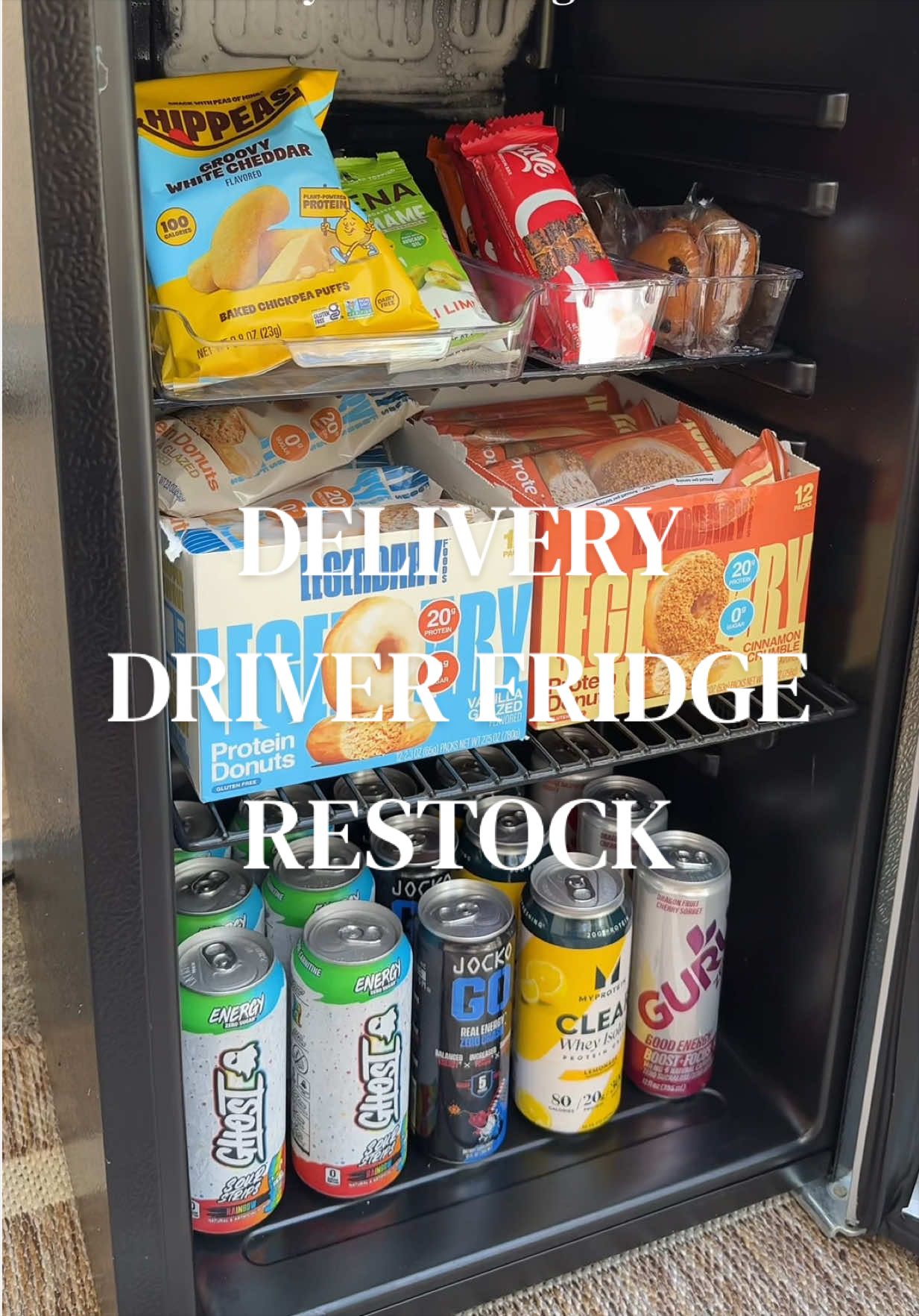 TikTok post by @hipppievibes for JOCKO FUEL. Caption reads: [...] @Legendary Foods @HIPPEAS Snacks @JOCKO FUEL.