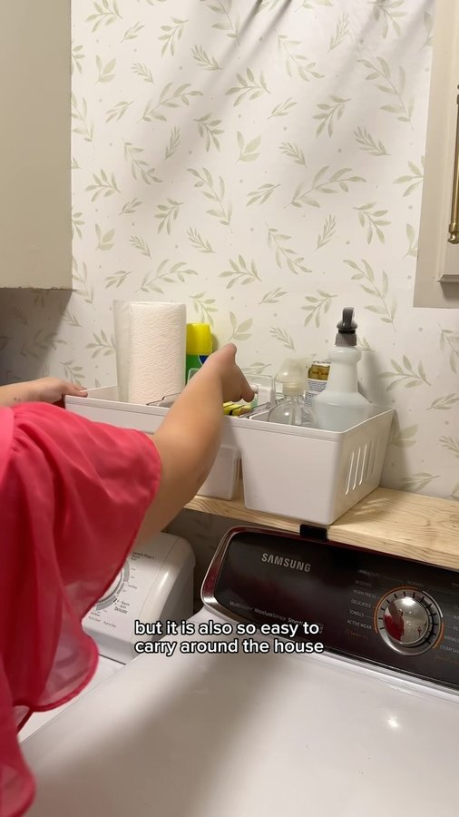 Instagram post by @laurynmc for The Home Edit. Caption reads: [...] my home when everything has a place &....