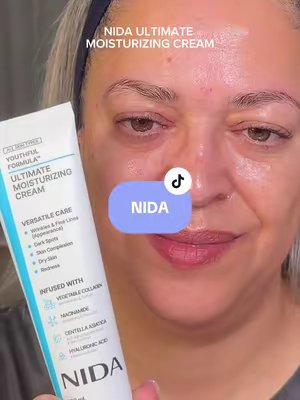 TikTok post by @glow_mami for NIDA Official. Caption reads: [...] place in my routine. 😂❤️ PR got me @NIDA....