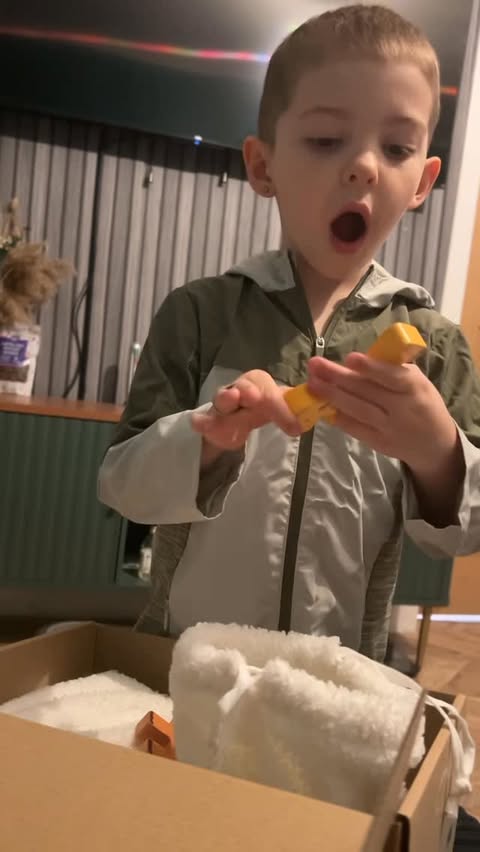 Instagram post by @amycoleandco for GOODEVAS. Caption reads: [...] the twins are obsessed with there box....