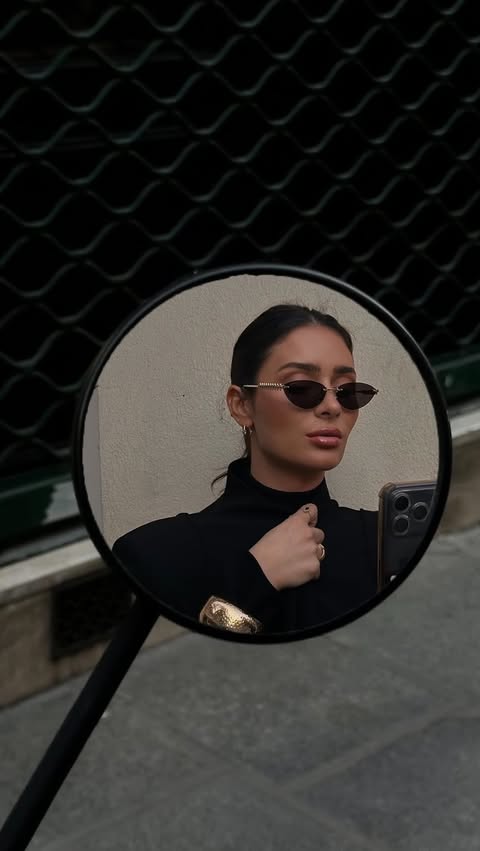 Instagram post by @itslauramarra for Miu Miu. Caption reads: @miumiu and outfit 🕶️ Collaboration commerciale.