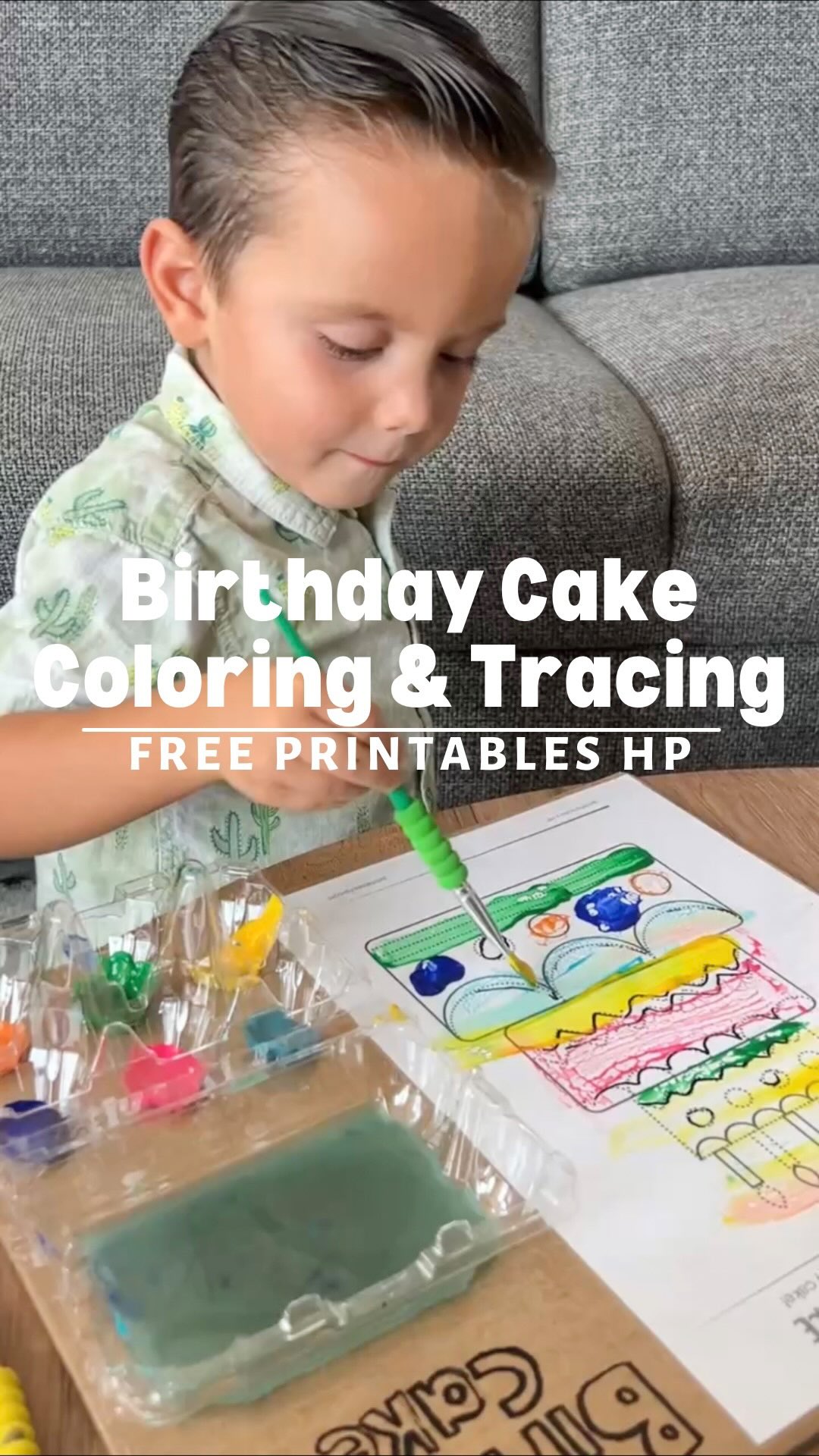 Instagram post by @crafty.moms for HP. Caption reads: Keeping little hands busy just got easier! 🤩 We....
