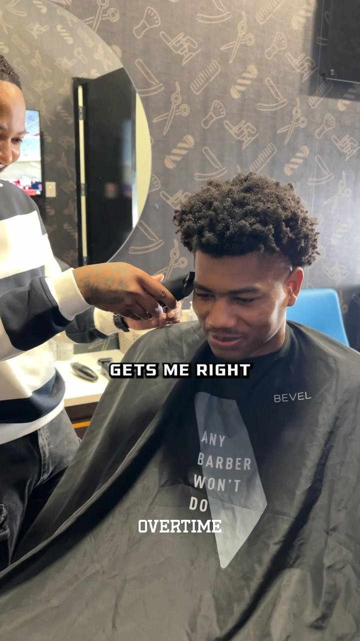 Instagram post by @btiller for Bevel. Caption reads: Busy days are best spent lookin clean @bevel.