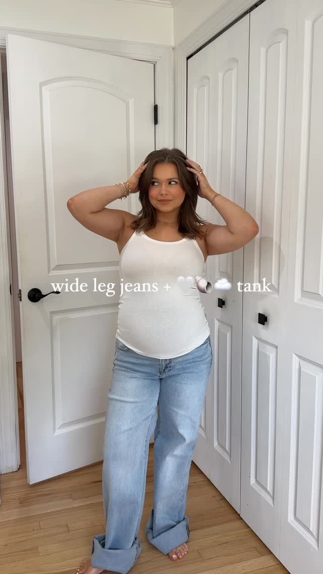 Instagram post by @allisarose for PinkBlush Maternity. Caption reads: [...] I’m past 6 months it’s FLYING....