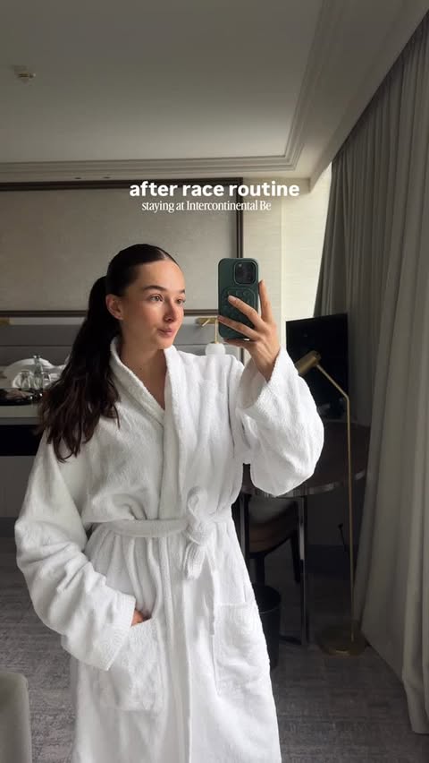 Instagram post by @sophiaweisser for InterContinental. Caption reads: Ad/ best recovery at @intercontinental_berlin....