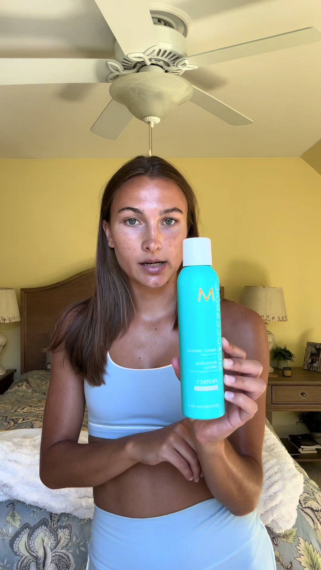 TikTok post by @abbyknott90 for Kenra Professional. Caption reads: [...] #haircarefavorites @Kenra Professional....