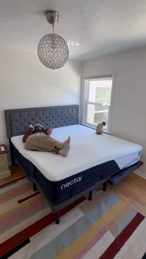 Instagram post by @eliseosafo for Nectar Sleep. Caption reads: Only the best for guests of mine! @nectarsleep is....
