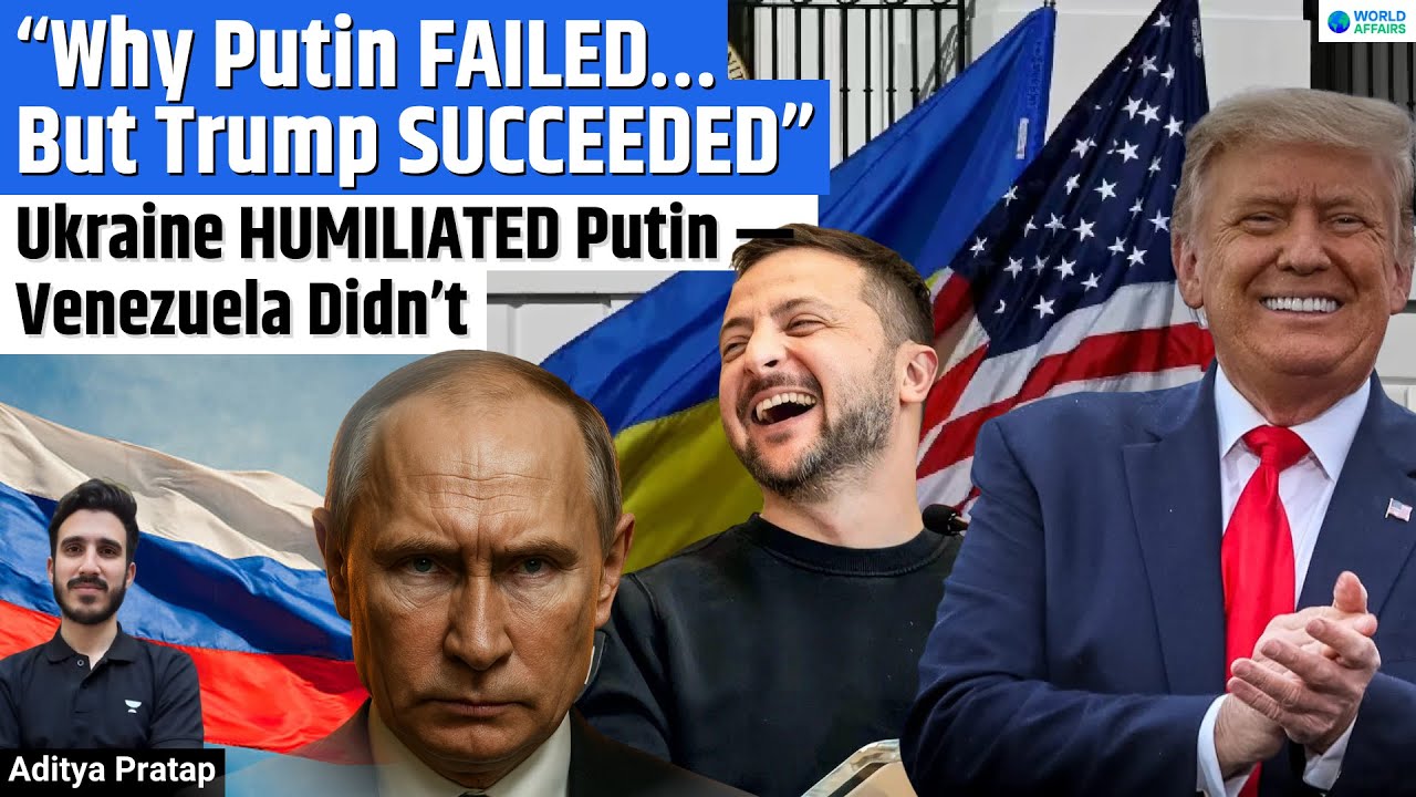 YouTube post by @WorldAffairsUnacademy for Unacademy. Caption reads: Why Russia Lost Kyiv In 3 Days But The U.S. Took....