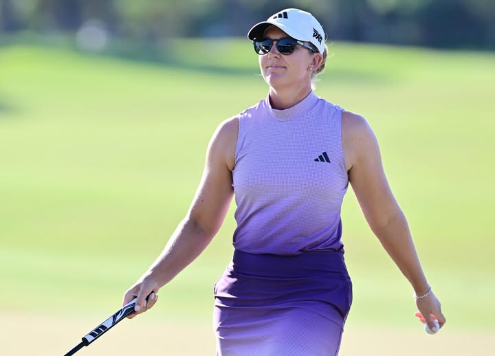 Instagram post by @linneaasstrom for Titleist. Caption reads: Tough year on the golf course for me! I’m a very....