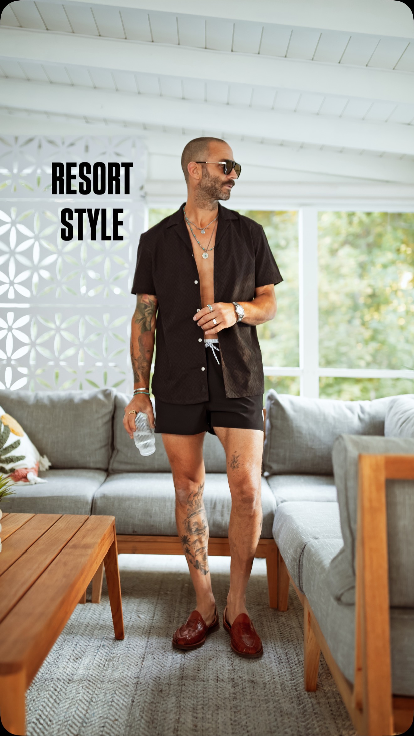 Instagram post by @bluecollarprep for Chubbies. Caption reads: [...] length you rocking? 4”, 5.5” or....