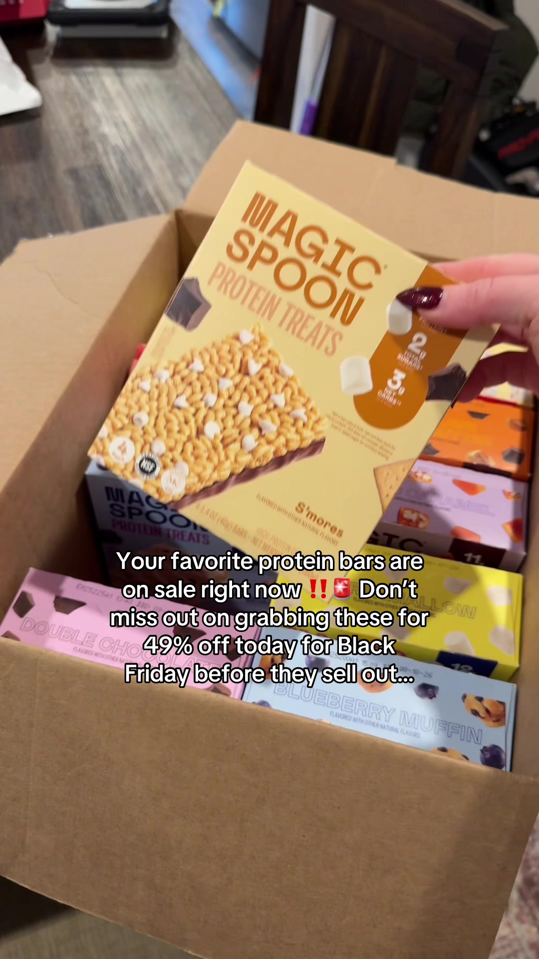 TikTok post by @glorifiedpaperpusher for Magic Spoon. Caption reads: @Magic Spoon.