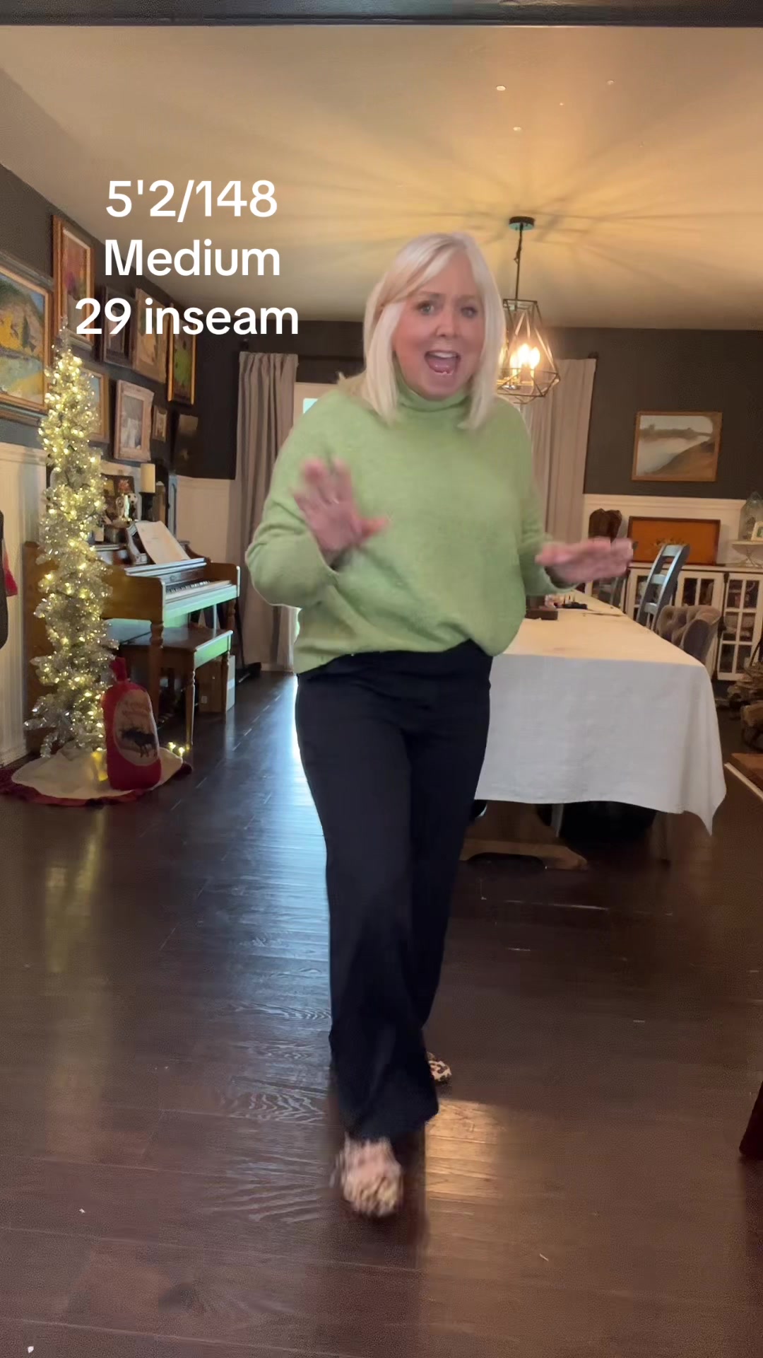 TikTok post by @leslier_ugc for G4Free. Caption reads: [...] are stretchy and comfortable @G4Free Store....