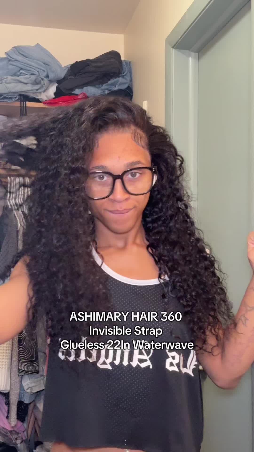 TikTok post by @realcalisono for Ashimary Hair. Caption reads: @Ashimary Hair Beauty listen I’m in love 🤎....