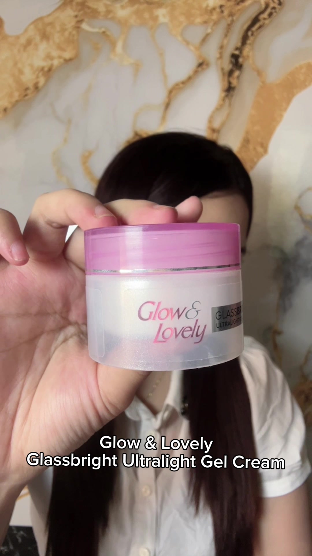 TikTok post by @callmerosee2 for Glow & Lovely Arabia. Caption reads: yuk cobain rahasia make up glass skin ala Aqeela,....