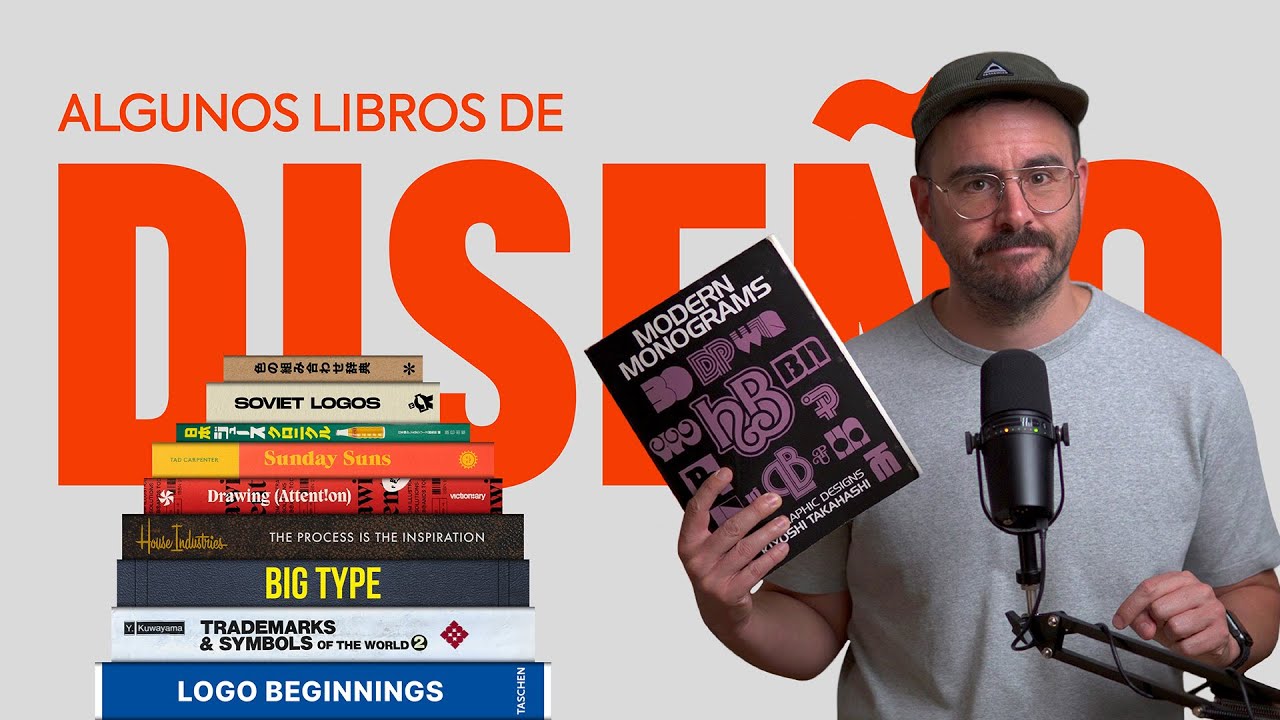 YouTube post by @HeyJaime for TASCHEN. Caption reads: 📙 13 Books from a Graphic Designer.
