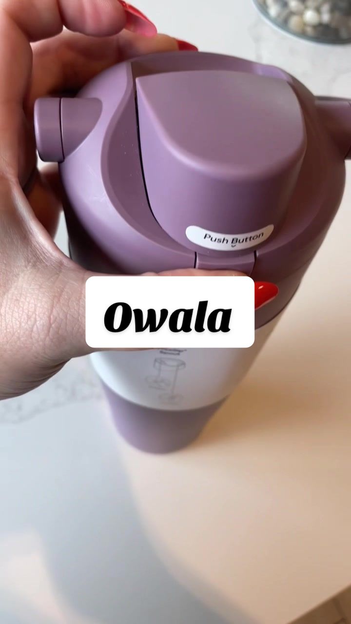 TikTok post by @mrsedwards2020 for Owala. Caption reads: I’m obsessed with this @Owala fall color 😍 #owala....