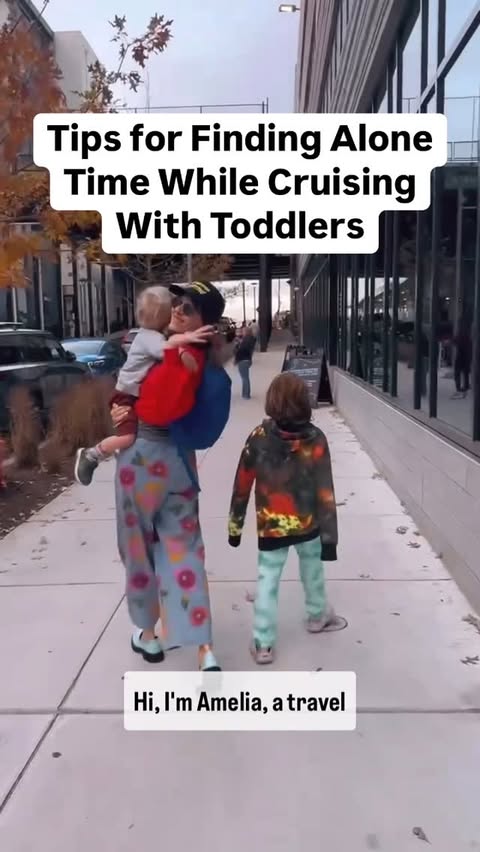Instagram post by @ameliaearoundtheworld for Parents. Caption reads: [...] which also includes some alone time for....