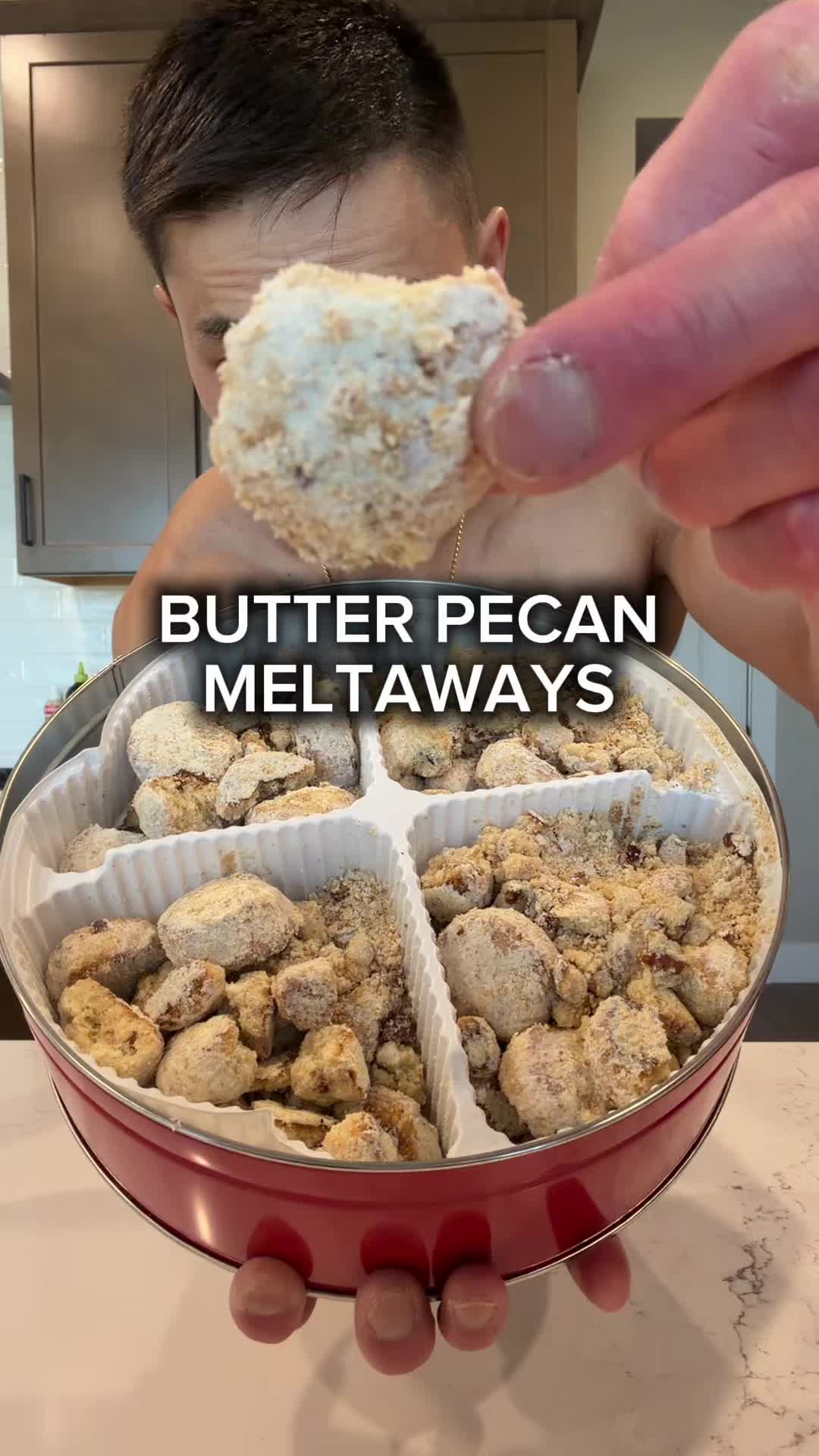 TikTok post by @j_jungy for David's Cookies. Caption reads: [...] just straight up melt right away @David's....