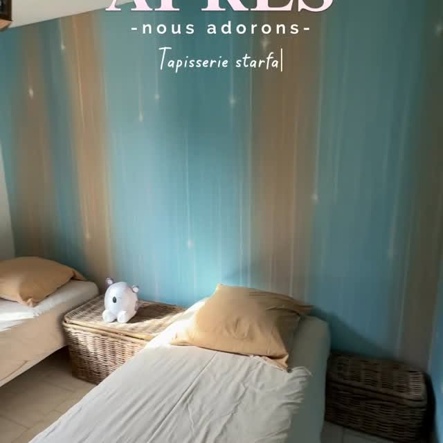 Instagram post by @ambrefamily for Photowall. Caption reads: Depuis le temps que je rêvais de refaire la....
