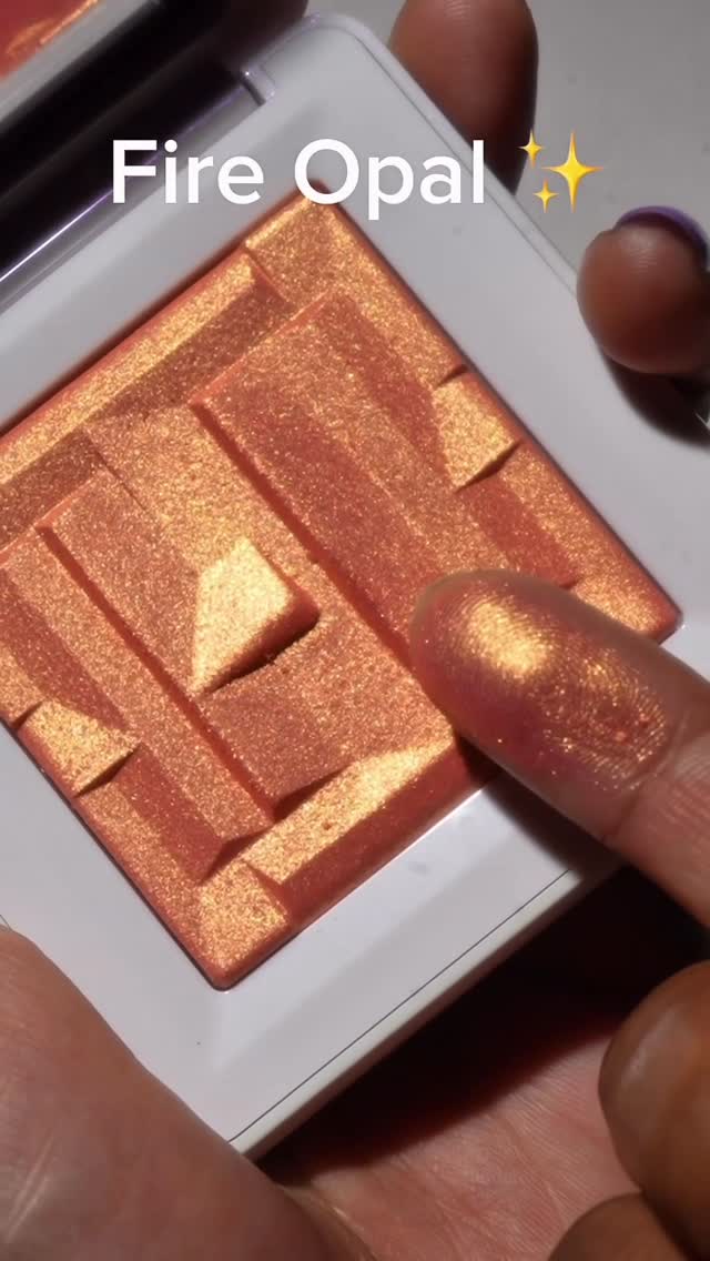 Instagram post by @glamsmitty for Haus Labs. Caption reads: Fire Opal✨

Something not new, but new to me and....