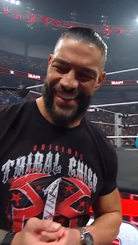 Instagram post by @romanreigns for WWE. Caption reads: Well, this just got interesting… 🏆 #WWERaw.