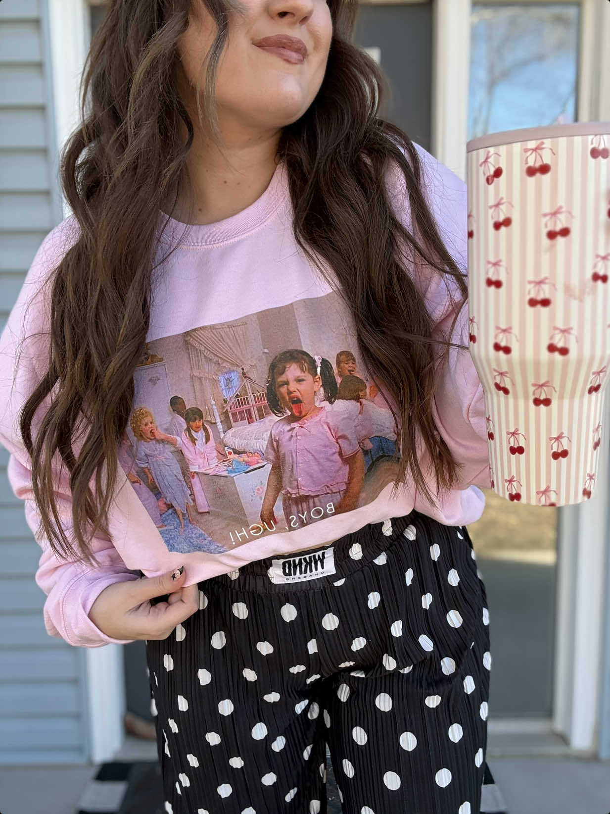 TikTok post by @karaad for United Monograms. Caption reads: [...] finds for Valentine’s Day 😍💖 @United....