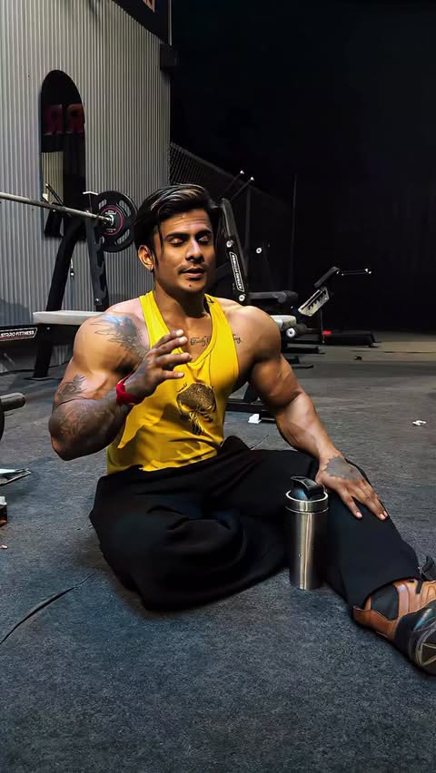 Instagram post by @gaurav_yadav_5575 for AS-IT-IS Nutrition. Caption reads: [...] with Whey Protein 💪 @asitisnutrition .....