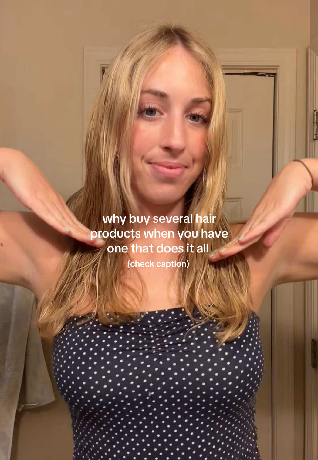 TikTok post by @annikapaigee for It's A 10 Haircare. Caption reads: [...] natural body @It’s A 10 Haircare....