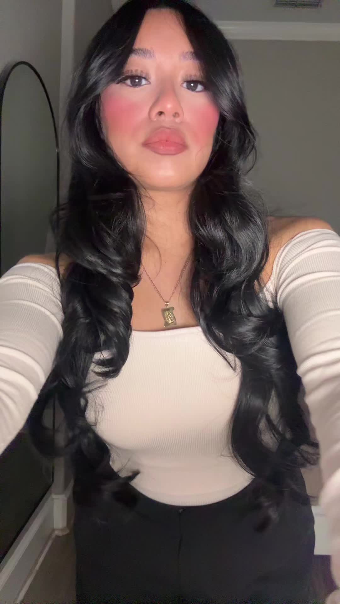 TikTok post by @kayleehuertaa for Klassy Network. Caption reads: Happy New Years ✨🤍 @Klassy Network #klassynetwork....