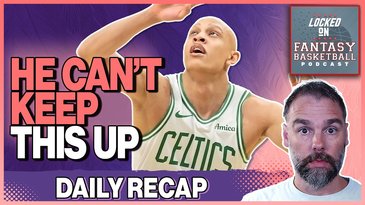 YouTube post by @LockedOnFantasyBasketball for Robinhood. Caption reads: How Does Jordan Walsh Keep Getting Away With This?....