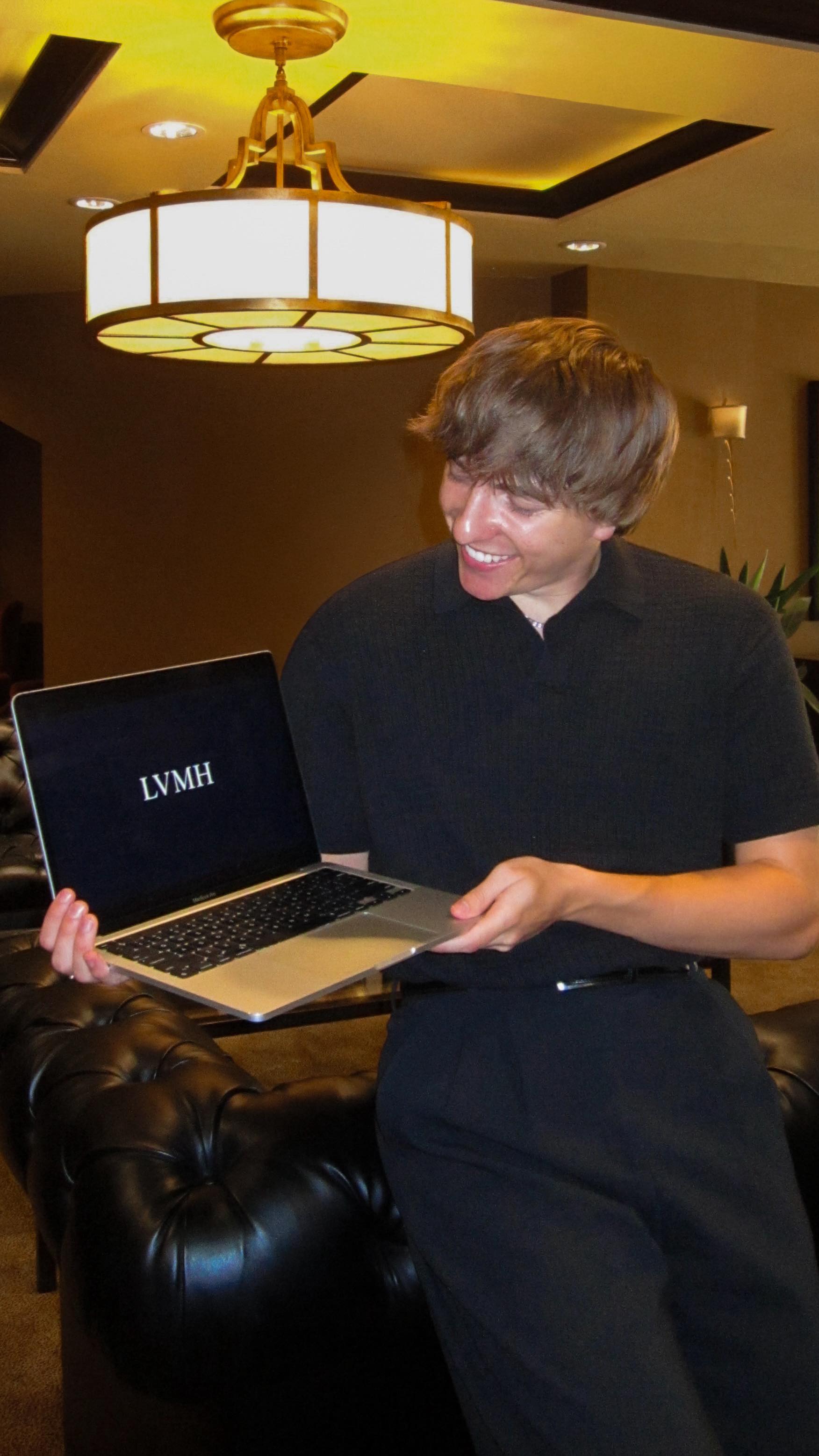 Instagram post by @propstii for LVMH. Caption reads: this is your next step @LVMH #LVMH #INSIDELVMH....