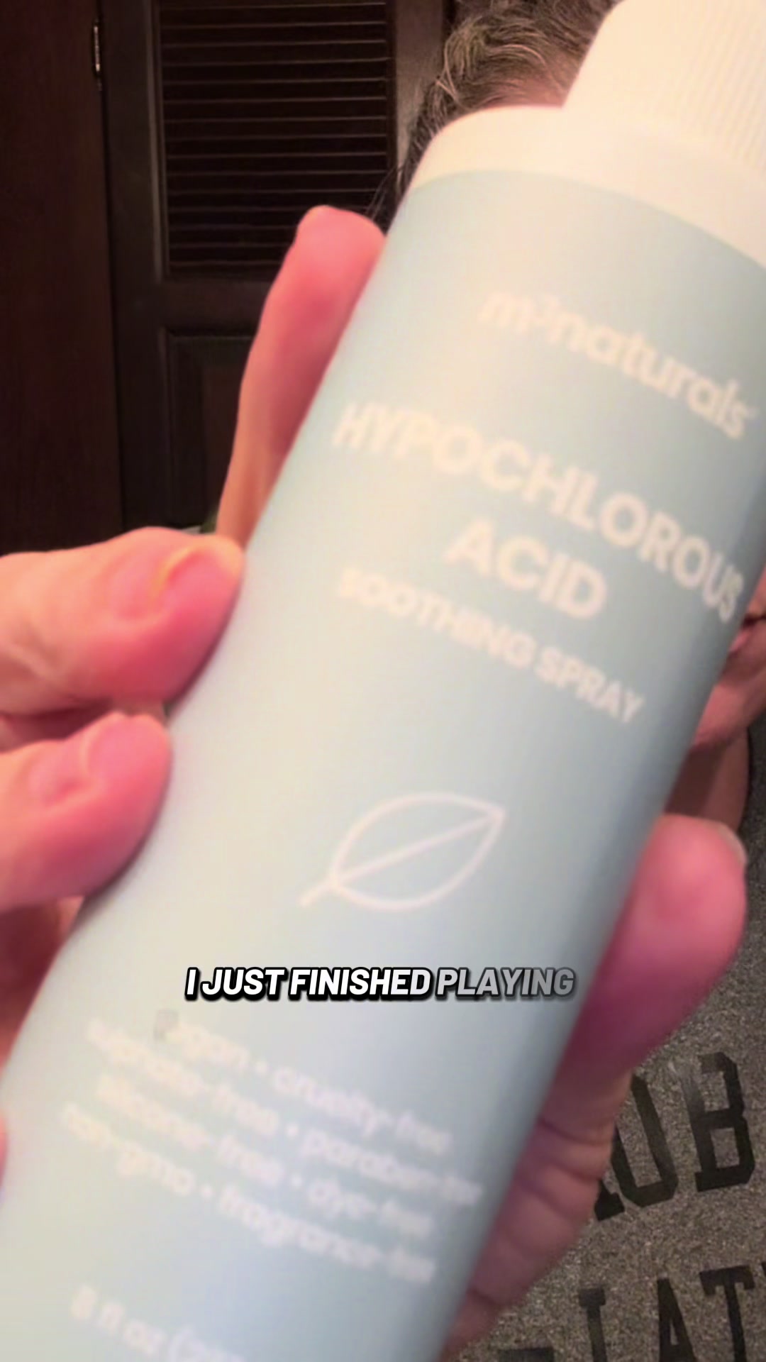 TikTok post by @ashestoo for M3 Naturals. Caption reads: [...] having to start my whole routine @M3....