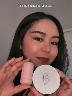 TikTok post by @christine.things for Banila Co USA. Caption reads: [...] makeup in 5 minutes @BANILA CO GLOBAL....